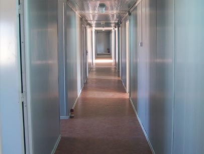 Vus d'intérieur d'un bloc bureaux