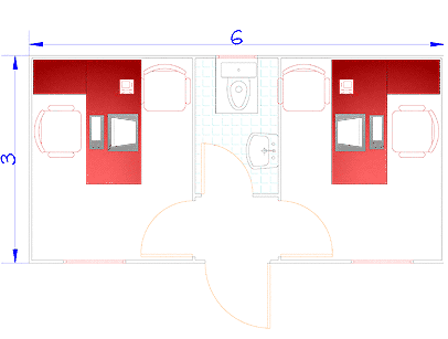 Bloc bureaux